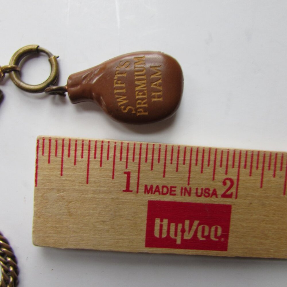 Antique Watch Chain Swift's Premium Ham Charm - Picture 8 of 8